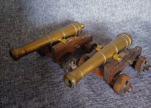 Antique pair brass - antique,