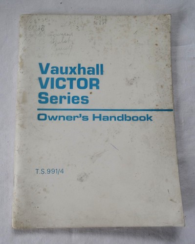 Vauxhall victor series owner - vauxhall,
