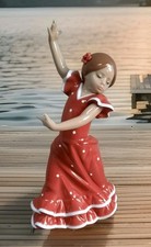 Lladro Porcelain 'Lolita' Spanish Dancing Girl (Red Dress) Figure ~ No. 8746