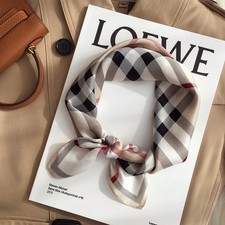 100% Real Silk Scarf/ 21”