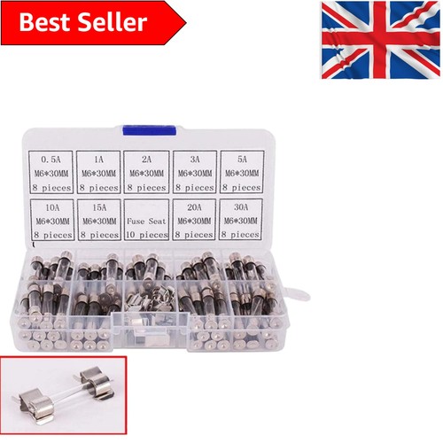 72pcs 6x30mm glass fuse - 6x30mm,