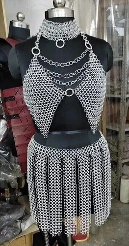 Chain mail top skirt - chain, mm