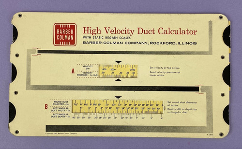 Vintage barber colman - colman, velocity