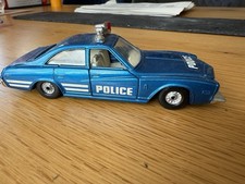 Corgi Toys 6” Blue BUICK REGAL Diecast POLICE Car No:290 Vintage 1970's