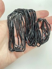 Antique Victorian Whitby Jet &