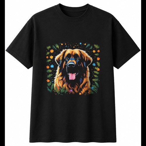Botanical leonberger glowing - botanical,
