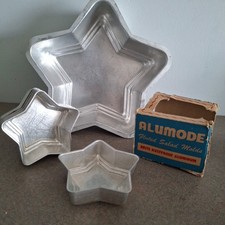 6 Vintage Metal Aluminum Mini