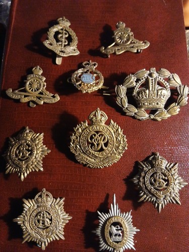 Vintage military cap - military, badges