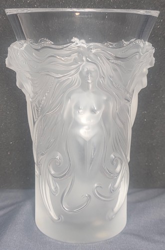 Lalique fantasia vase clear - fantasia,