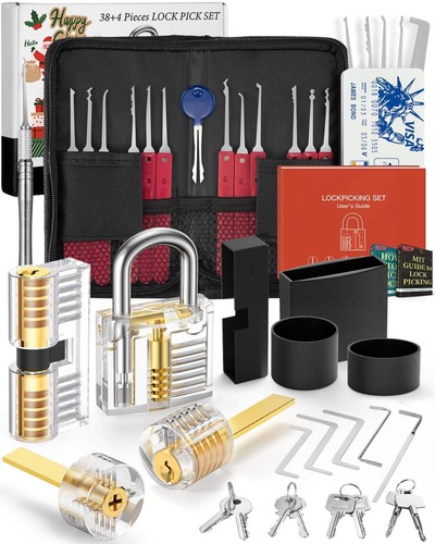 Piece lockpicking set - 38+4,
