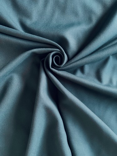 Alta moda teal designer fabric - moda,