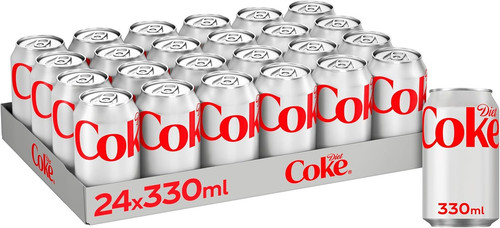 Diet coke can cola - diet, tray