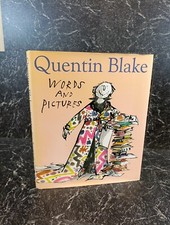 Quentin Blake Signed Book Limited Run Number 20 Of 2000 Words And Pictures, Cape