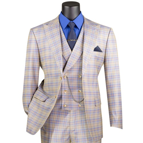 Vinci men blue plaid - blue,