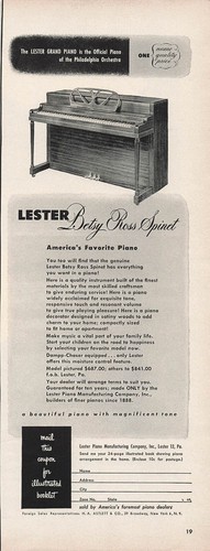 Lester pianos print - pianos, music