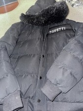 Zavetti Canada Kids' Black Puffer Jacket Ages 14-15