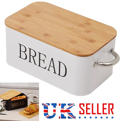 Metal bread bin kitchen - metal,