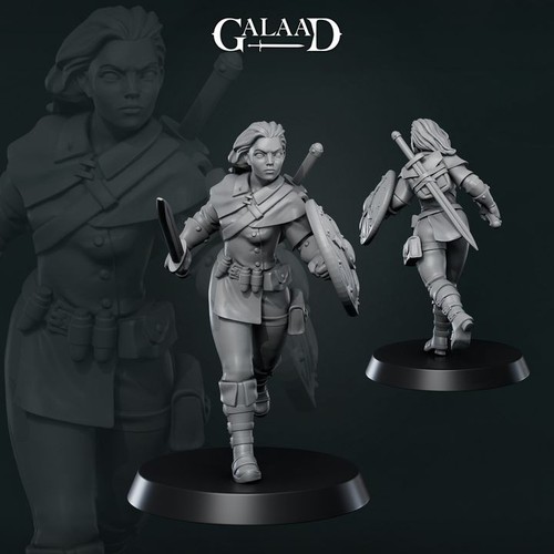 Female adventurer sword - adventurer,