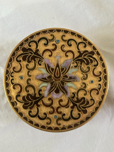 Vintage champleve enameled - vintage,