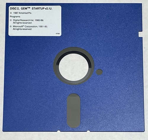 Vintage amstrad gem startu - gem, startu[