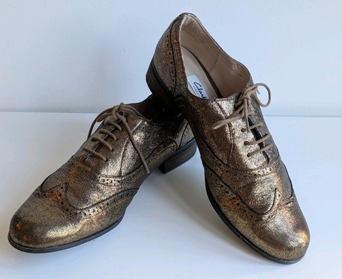 Clarks gold brogues 5 - clarks,