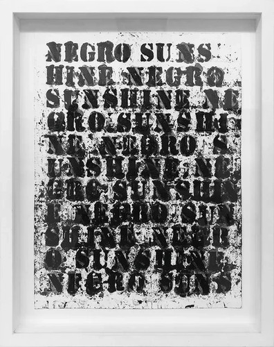 Glenn ligon negro sunshine - :, sunshine"