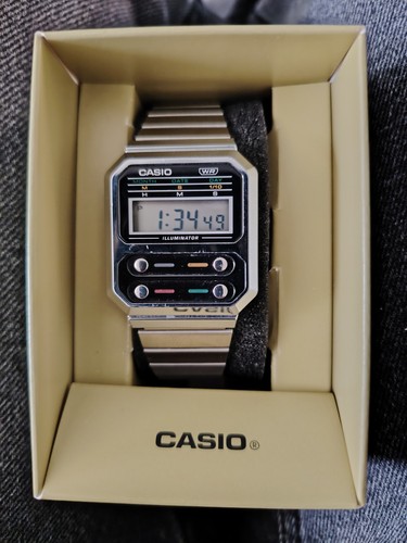 Casio vintage silver - vintage, retro