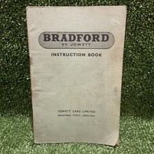 1947 JOWETT BRADFORD TYPE CB 10 cwt COMMERCIAL VEHICLE Instruction Book Mancave