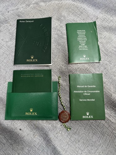 Rolex booklet bundle manuel - manuel, de