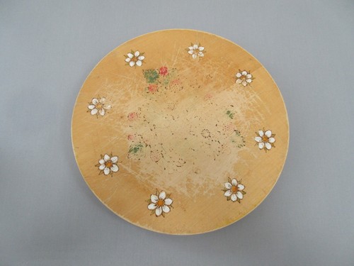 Vintage round wooden