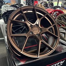 19" Velocity VF4 Matt Bronze alloys 5x112 fit & 235/35/19 tyres VW Audi A4 A5