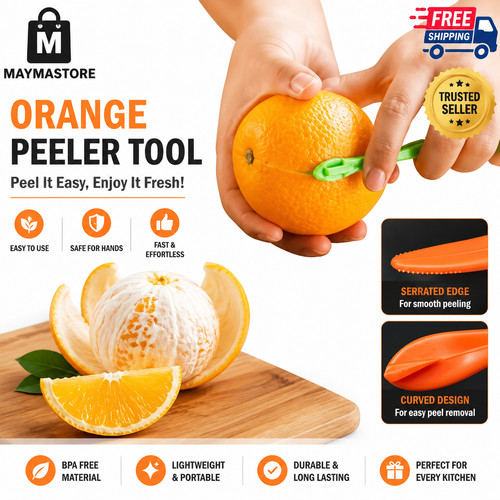 3pcs orange peeler - peeler, citrus