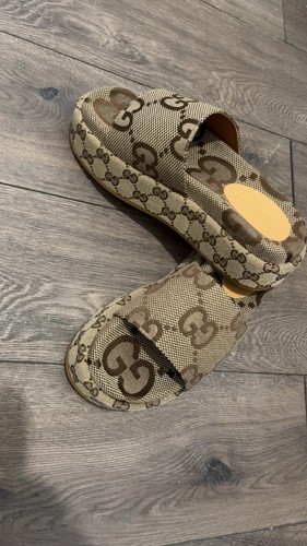 Gucci leqther slippers - slippers, women's