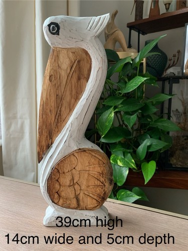Large hand carved wooden - hand,