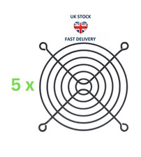 5pcs Cooling Fan Grill Black
