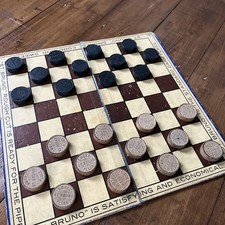 Draughts Set St Bruno Tobacco