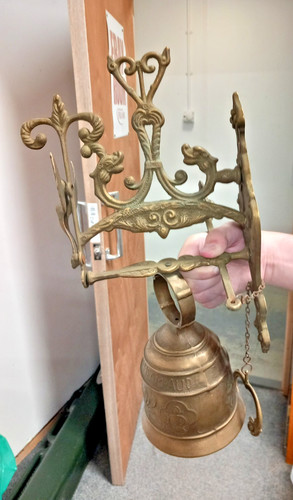 Large solid brass wall hanging - solid,