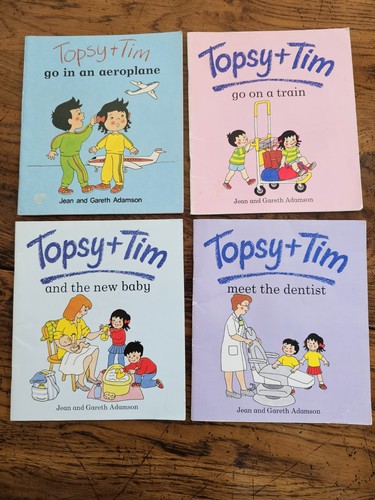 Vintage topsy tim books 4 - ,