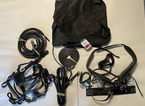 Tough leather harness - tough,