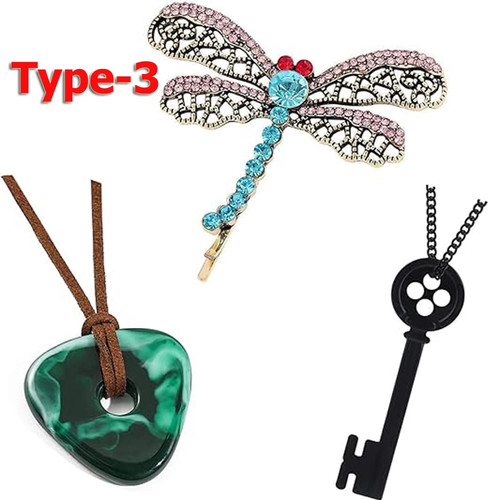 Coraline key pendant - key,