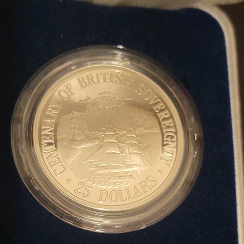 Cook islands silver coin 25 - islands,