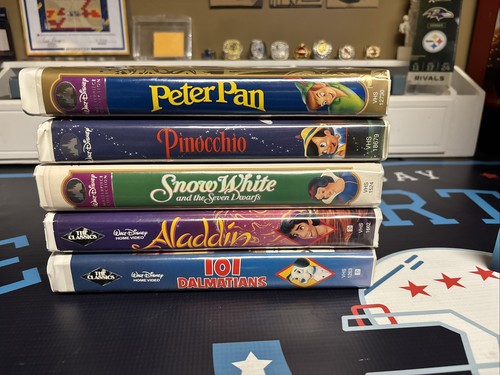Lot disney vhs video - -,