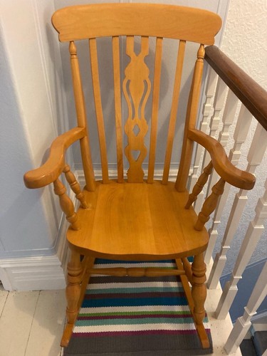 Rocking chair pine 1989 - chair,