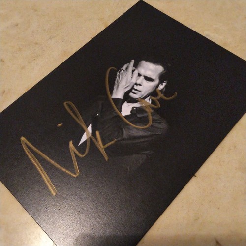 Signed nick cave - nick,