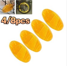 4/8pcs Bicycle Bike Spoke Reflector Warning Light Bicycle Wheel Rim Reflective