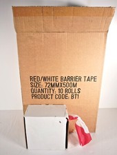 Red & White Barrier Warning