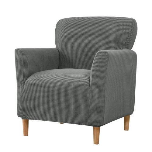 Jacquard armchair slipcover - armchair,