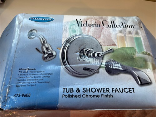 Aqualux brass tub shower - ,