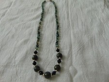 unusual Moss Agate cube beads