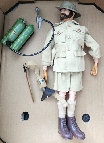 Vintage bearded action man